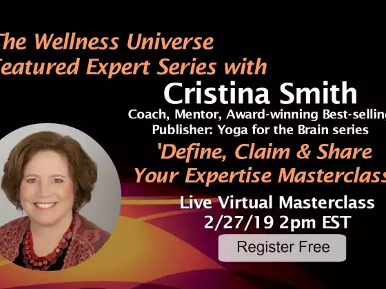 Define, Claim & Share Your Expertise Masterclass w WU Expert Cristina Smith