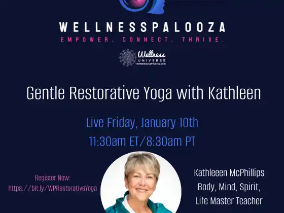Wellnesspalooza 2025 Gentle Restorative Yoga kasama si Kathleen McPhillips