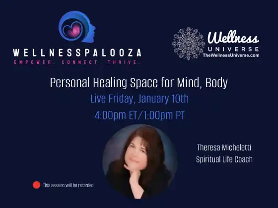Wellnesspalooza 2025 个人身心疗愈空间，由 Theresa Micheletti 主持